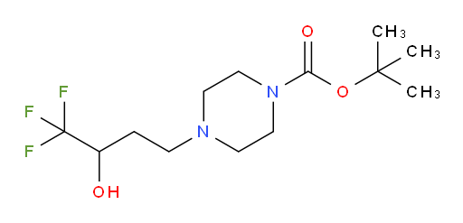 tert-butyl 4-(4,4,4-trifluoro-3-hydroxybutyl)piperazine-1-carboxylate