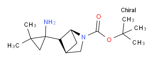 tert-butyl (1S,4R)-5-(1-amino-2,2-dimethylcyclopropyl)-2-azabicyclo[2.1.1]hexane-2-carboxylate