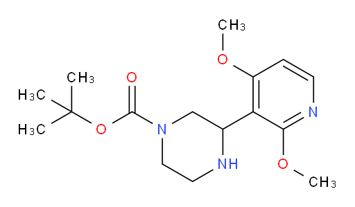 tert-butyl 3-(2,4-dimethoxypyridin-3-yl)piperazine-1-carboxylate