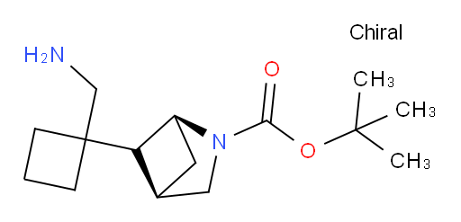 tert-butyl (1S,4R)-5-[1-(aminomethyl)cyclobutyl]-2-azabicyclo[2.1.1]hexane-2-carboxylate