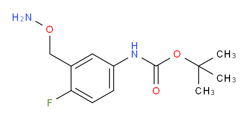 tert-butyl N-{3-[(aminooxy)methyl]-4-fluorophenyl}carbamate