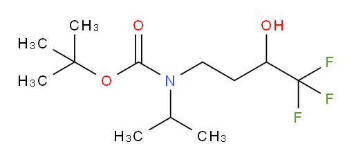 tert-butyl N-(propan-2-yl)-N-(4,4,4-trifluoro-3-hydroxybutyl)carbamate