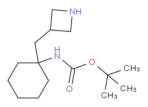 tert-butyl N-{1-[(azetidin-3-yl)methyl]cyclohexyl}carbamate