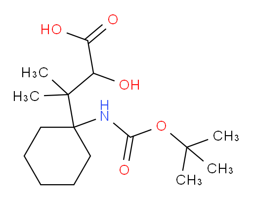 3-(1-{[(tert-butoxy)carbonyl]amino}cyclohexyl)-2-hydroxy-3-methylbutanoic acid