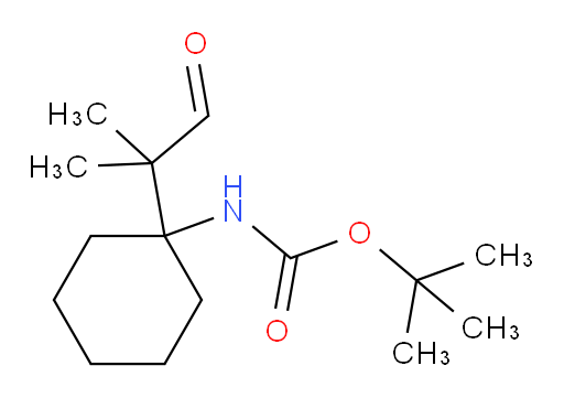 tert-butyl N-[1-(2-methyl-1-oxopropan-2-yl)cyclohexyl]carbamate