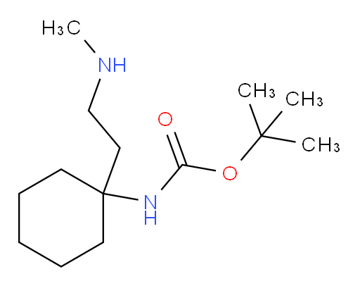 tert-butyl N-{1-[2-(methylamino)ethyl]cyclohexyl}carbamate