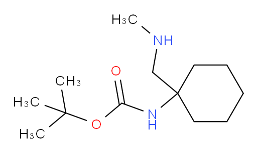 tert-butyl N-{1-[(methylamino)methyl]cyclohexyl}carbamate