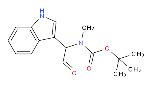 tert-butyl N-[1-(1H-indol-3-yl)-2-oxoethyl]-N-methylcarbamate