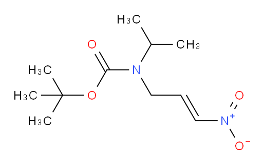 tert-butyl N-(3-nitroprop-2-en-1-yl)-N-(propan-2-yl)carbamate