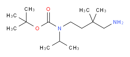 tert-butyl N-(4-amino-3,3-dimethylbutyl)-N-(propan-2-yl)carbamate