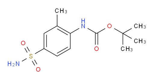 tert-butyl N-(2-methyl-4-sulfamoylphenyl)carbamate