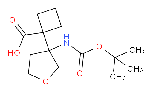 1-(3-{[(tert-butoxy)carbonyl]amino}oxolan-3-yl)cyclobutane-1-carboxylic acid