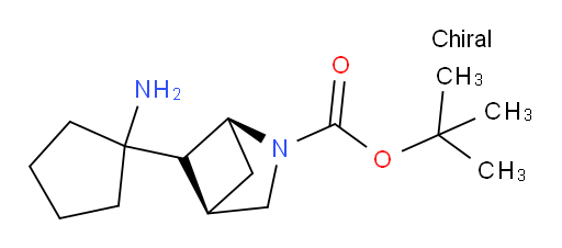 tert-butyl (1S,4R)-5-(1-aminocyclopentyl)-2-azabicyclo[2.1.1]hexane-2-carboxylate