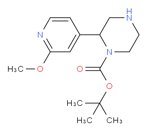 tert-butyl 2-(2-methoxypyridin-4-yl)piperazine-1-carboxylate