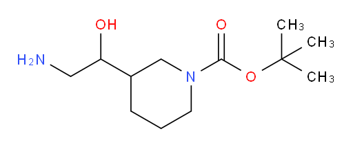 tert-butyl 3-(2-amino-1-hydroxyethyl)piperidine-1-carboxylate