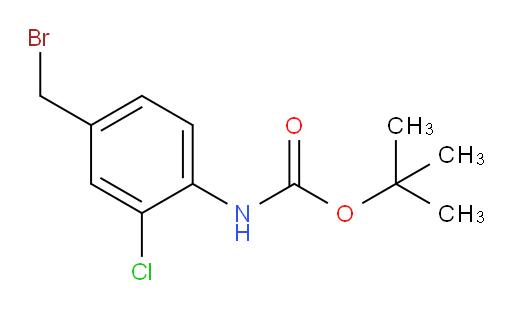 tert-butyl N-[4-(bromomethyl)-2-chlorophenyl]carbamate
