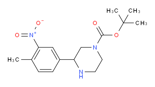 tert-butyl 3-(4-methyl-3-nitrophenyl)piperazine-1-carboxylate