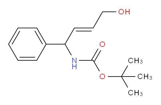 tert-butyl N-(4-hydroxy-1-phenylbut-2-en-1-yl)carbamate