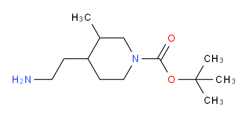tert-butyl 4-(2-aminoethyl)-3-methylpiperidine-1-carboxylate