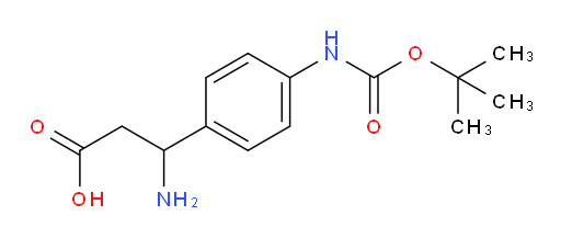 3-amino-3-(4-{[(tert-butoxy)carbonyl]amino}phenyl)propanoic acid
