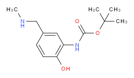 tert-butyl N-{2-hydroxy-5-[(methylamino)methyl]phenyl}carbamate