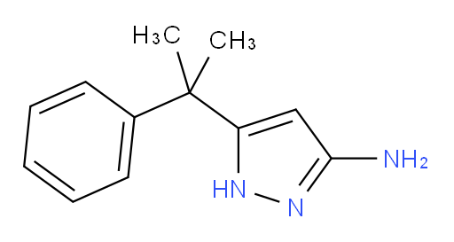 5-(2-phenylpropan-2-yl)-1H-pyrazol-3-amine