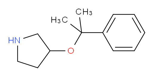 3-[(2-phenylpropan-2-yl)oxy]pyrrolidine