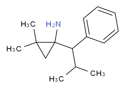 2,2-dimethyl-1-(2-methyl-1-phenylpropyl)cyclopropan-1-amine
