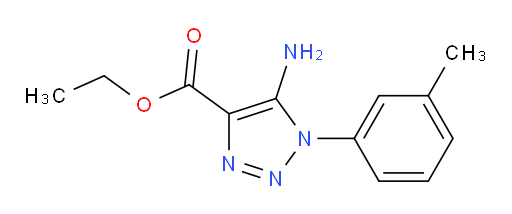 ethyl 5-amino-1-(3-methylphenyl)-1H-1,2,3-triazole-4-carboxylate