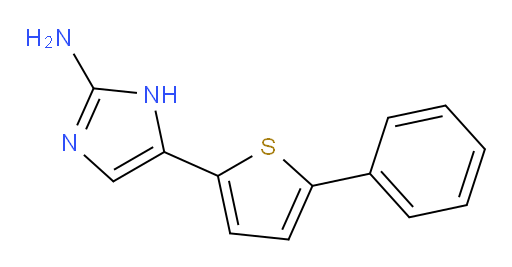 5-(5-phenylthiophen-2-yl)-1H-imidazol-2-amine
