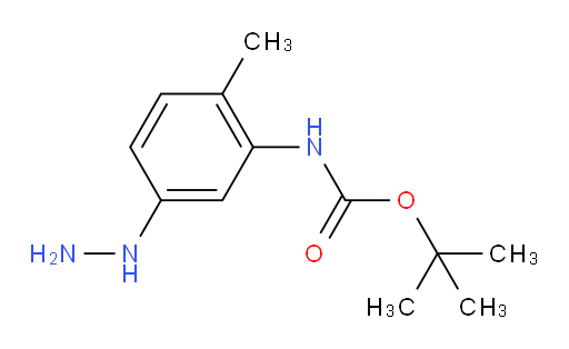 tert-butyl N-(5-hydrazinyl-2-methylphenyl)carbamate