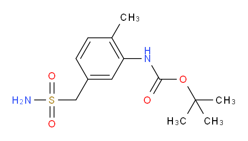 tert-butyl N-[2-methyl-5-(sulfamoylmethyl)phenyl]carbamate