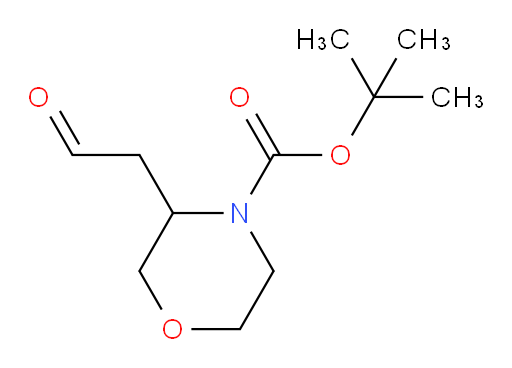 tert-butyl 3-(2-oxoethyl)morpholine-4-carboxylate