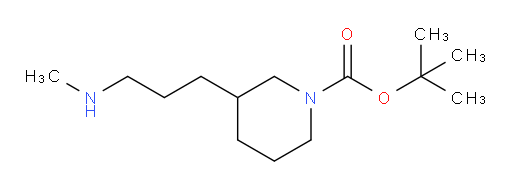 tert-butyl 3-[3-(methylamino)propyl]piperidine-1-carboxylate
