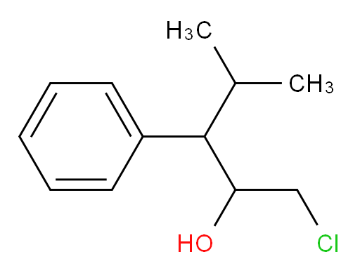1-chloro-4-methyl-3-phenylpentan-2-ol