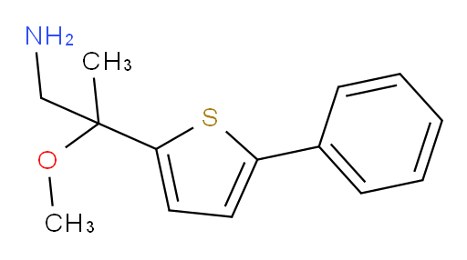 2-methoxy-2-(5-phenylthiophen-2-yl)propan-1-amine