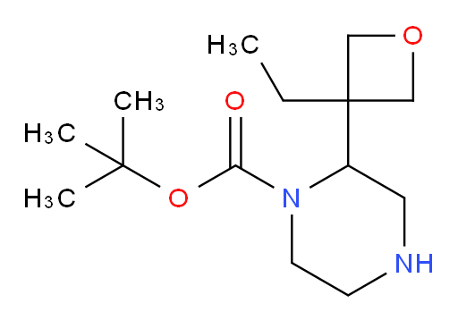 tert-butyl 2-(3-ethyloxetan-3-yl)piperazine-1-carboxylate