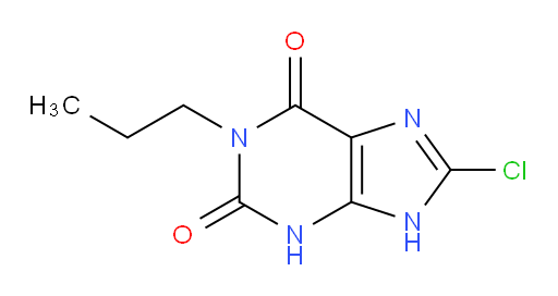 8-chloro-1-propyl-2,3,6,9-tetrahydro-1H-purine-2,6-dione