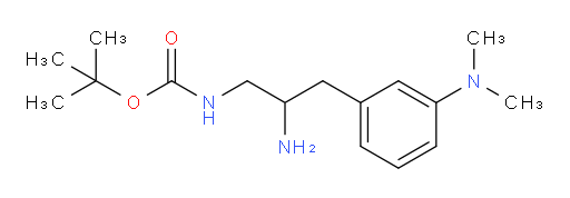 tert-butyl N-{2-amino-3-[3-(dimethylamino)phenyl]propyl}carbamate