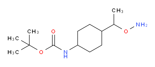 tert-butyl N-{4-[1-(aminooxy)ethyl]cyclohexyl}carbamate