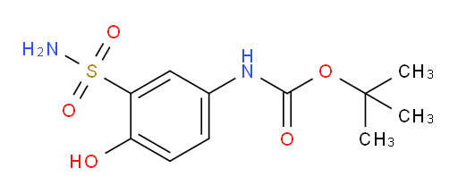 tert-butyl N-(4-hydroxy-3-sulfamoylphenyl)carbamate