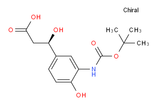 (3R)-3-(3-{[(tert-butoxy)carbonyl]amino}-4-hydroxyphenyl)-3-hydroxypropanoic acid