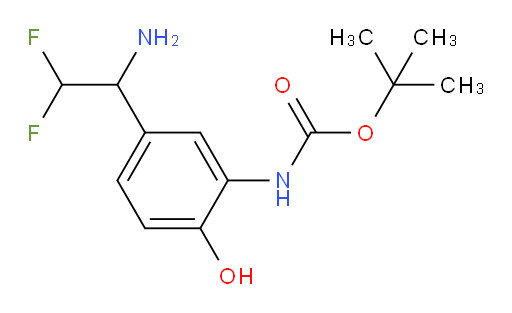 tert-butyl N-[5-(1-amino-2,2-difluoroethyl)-2-hydroxyphenyl]carbamate