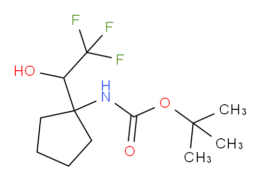 tert-butyl N-[1-(2,2,2-trifluoro-1-hydroxyethyl)cyclopentyl]carbamate