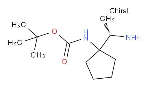 tert-butyl N-{1-[(1S)-1-aminoethyl]cyclopentyl}carbamate