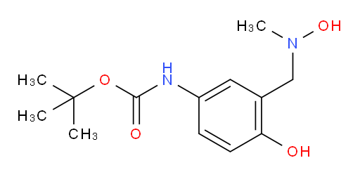 tert-butyl N-(4-hydroxy-3-{[hydroxy(methyl)amino]methyl}phenyl)carbamate
