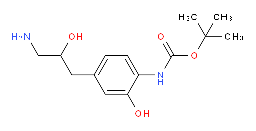 tert-butyl N-[4-(3-amino-2-hydroxypropyl)-2-hydroxyphenyl]carbamate