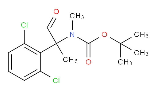 tert-butyl N-[2-(2,6-dichlorophenyl)-1-oxopropan-2-yl]-N-methylcarbamate
