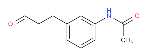 N-[3-(3-oxopropyl)phenyl]acetamide