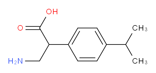 3-amino-2-[4-(propan-2-yl)phenyl]propanoic acid